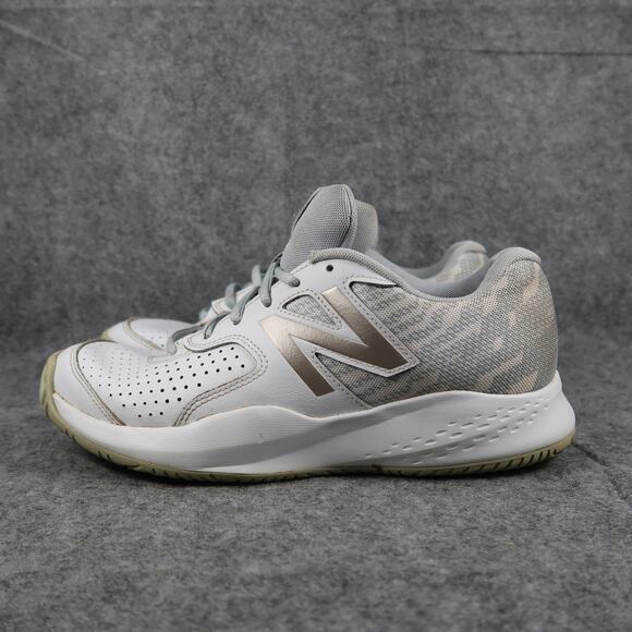 New Balance Shoes Womens 10.5 2E 696 V3 Tennis Sneaker Athletic Trainer White - Picture 6 of 13